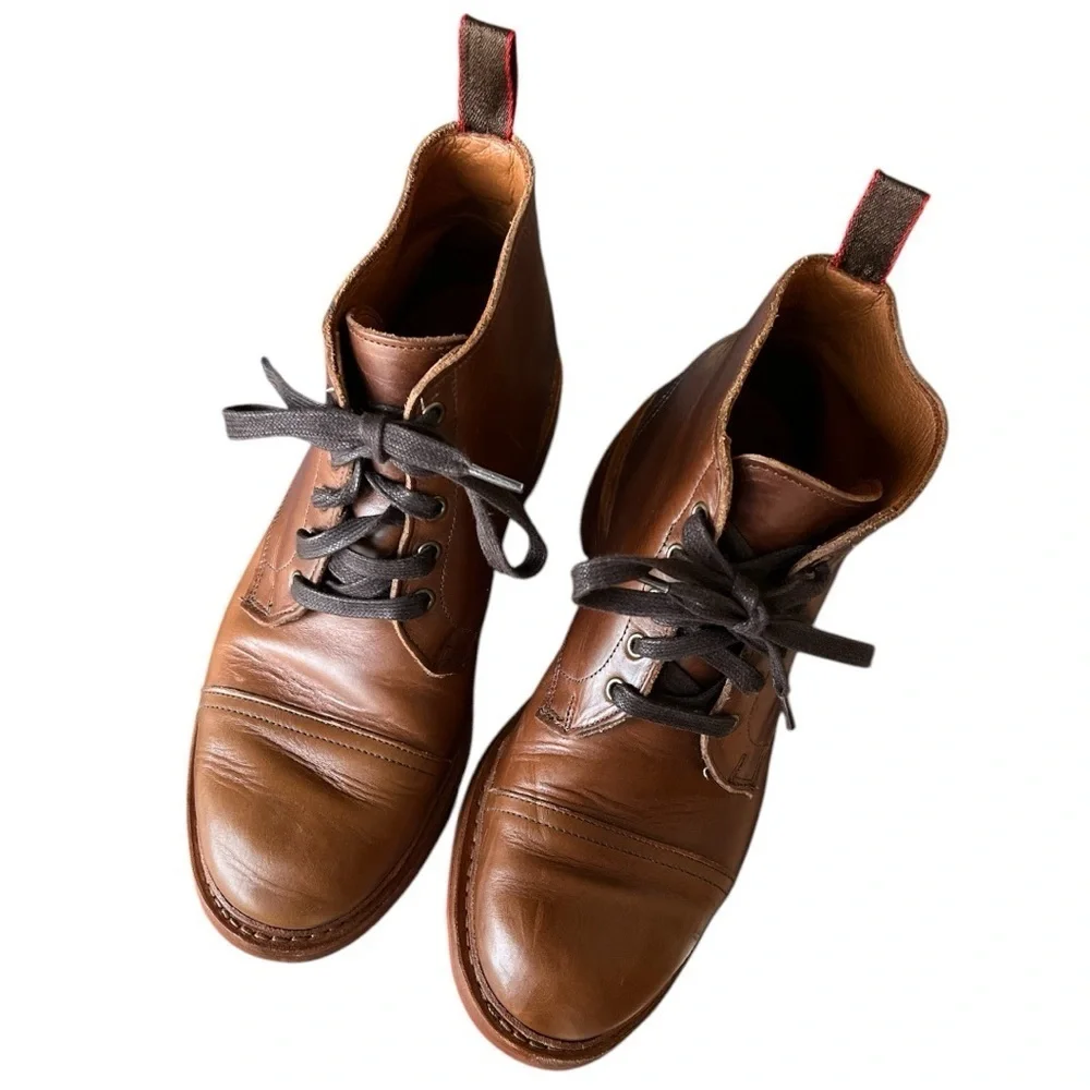 Allen Edmonds Patton Weatherproof Cap-Toe Boot Brown Lace-Up Men’s 8EEE (Wide) Allen Edmonds Patton Weatherproof Cap-toe Boot Brown  main image 2
